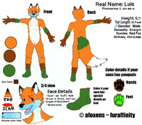 Reference Sheet - Luis Zorro