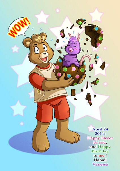 Teddy Ruxpin and Fuzz by furvanessa Fur Affinity dot net