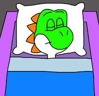 Sleeping Yoshi