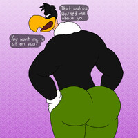 buzz buzzard´s big pillow butt