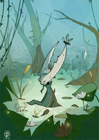 They're sitting, hanging out...