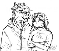 Mother and son