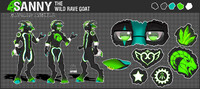 Sanny the goat (Reference Sheet)