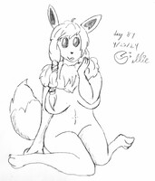 100 Day Art Challenge Day 84 - Eevee Evolved!