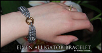 Eleven Alligator Bracelet - WILD WOLF STUDIOS!
