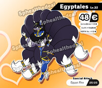[SOLD] Egyptian Ninetales ADOPT!