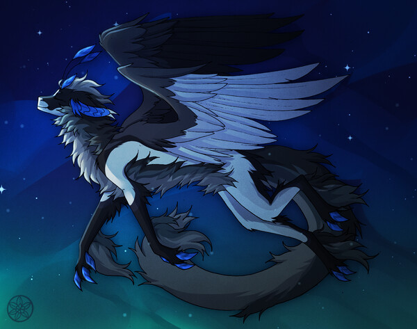 Night Flight (Commission) by Datura-san -- Fur Affinity [dot] net Night Flight (Commission) by Datura-san