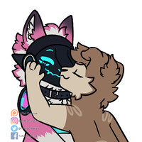 A loving smooch <33