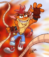 Adult Crash Bandicoot