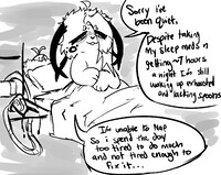 Not sick but not healthy