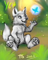 YCH- Chibi and Magic- CLOSED