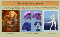 Commission reminder + discount