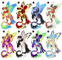 Griffin Parrot Set Price 4/8 OPEN!