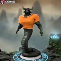 Percy Jackson as Ophiotaurus (Percy Jackson, Fanart)