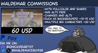 Commissions open  (11.May.2024)