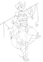 Kobold girl sketch