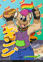 Ginji pride badge