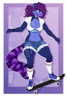 Skating away