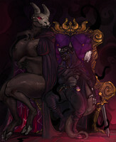 [COMMISSION] The Lady. The Hero. The Throne.