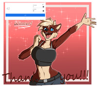Raffle winner!