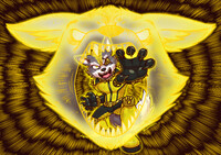 Yellow Lantern Wolf O'Donnell (Comm)