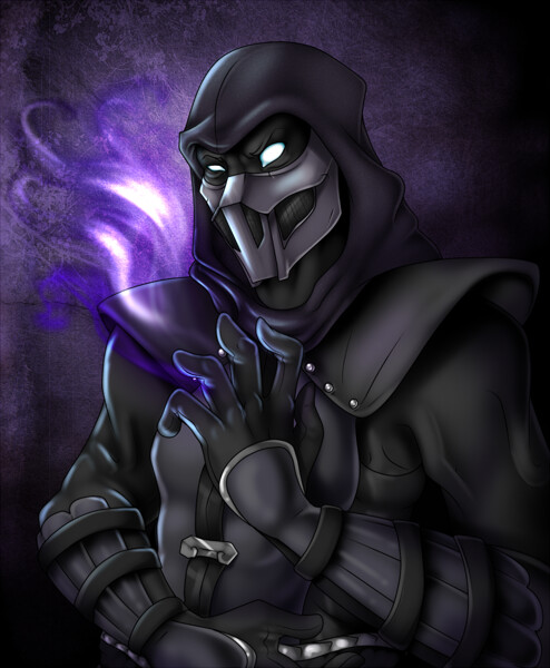 Art of noob saibot from mortal kombat