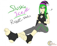 Rough Sketch Splat-Warrior Slushie Ice