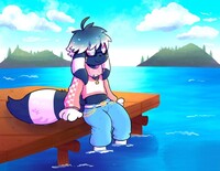 At the dock