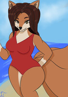 Kaida at the Beach
