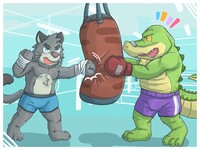 Punching Sandbag