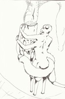 Hatch shading of poi and an unsuspecting victim. ^.^