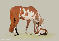 Mint and his mother 🐣