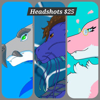 Headshot commissions open