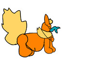 Flareon eat vaporeon