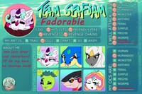Art Fight 2024 Card - Team Seafoam!