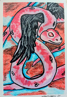 Âme Damnée (Mixed Media Illustration)