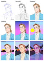 [VIDEO] Miami Rider New Retro Wave Journey - Commissions OPE