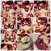 Fursuit partial raccoon 💖💖💖