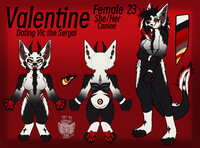 Valentine - Ref Sheet | Commission