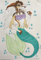 Art fight 2024 - mermaid assel asakura