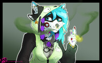 Oh No She smonked the weed that made her into a scene furry