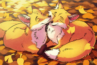 Autumn day in love