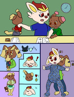 Helping to babysit