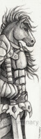 Warrior Horse Bookmark