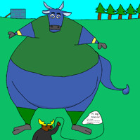 Buck Bunyan meets Steven Mooseburne