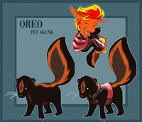 Oreo the Skunk ref sheet