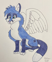 Art fight 2024 - blue