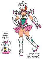 My Digimon (D4) armor digivolve to...