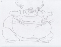 thomas robot arms weight gain sketch 12