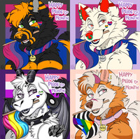 Pride Flag YCH first bach!